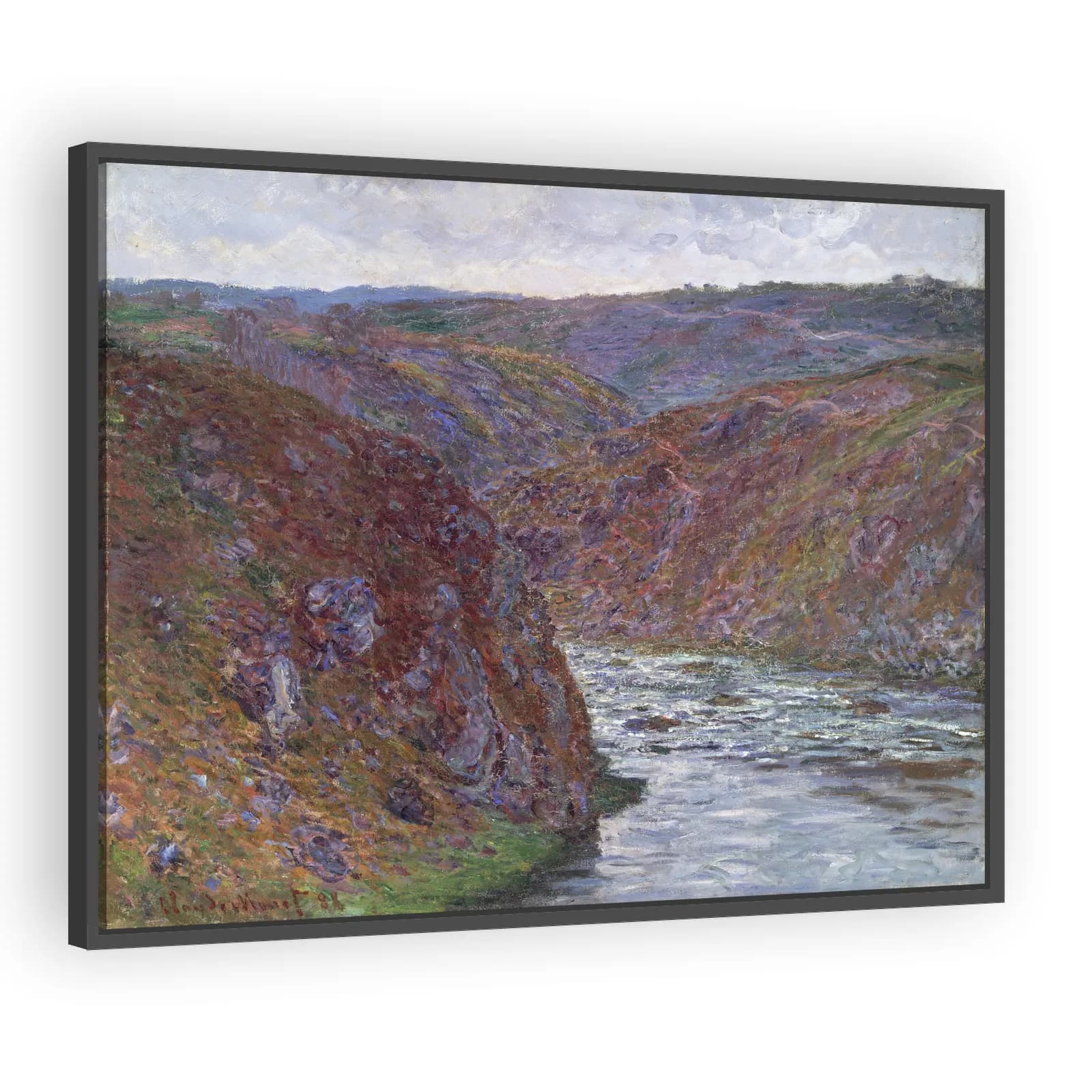 Valley of the Creuse (Gray Day) by Claude Monet