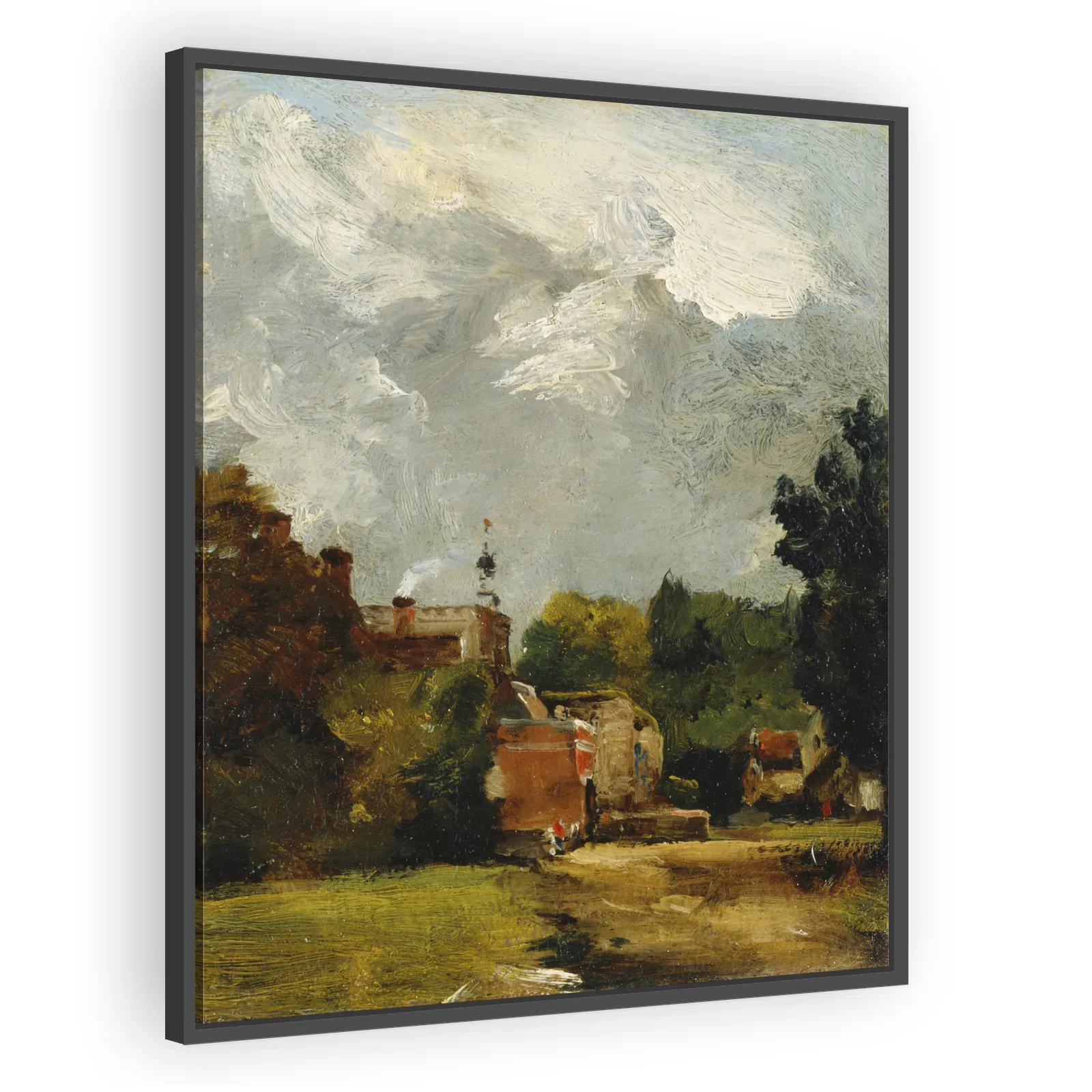 East Bergholt Church by John Constable