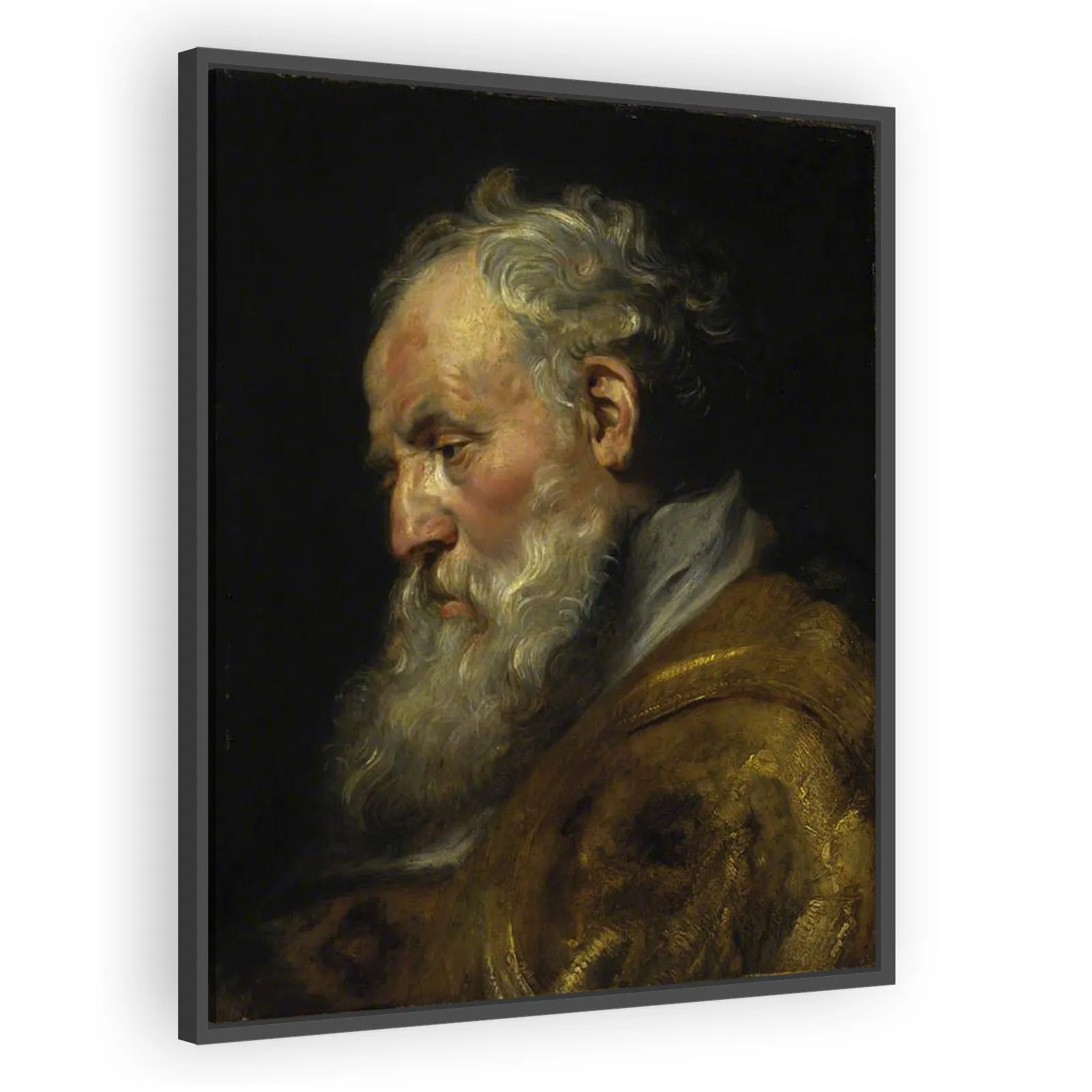 A Study of a Head (Saint Ambrose) by Peter Paul Rubens