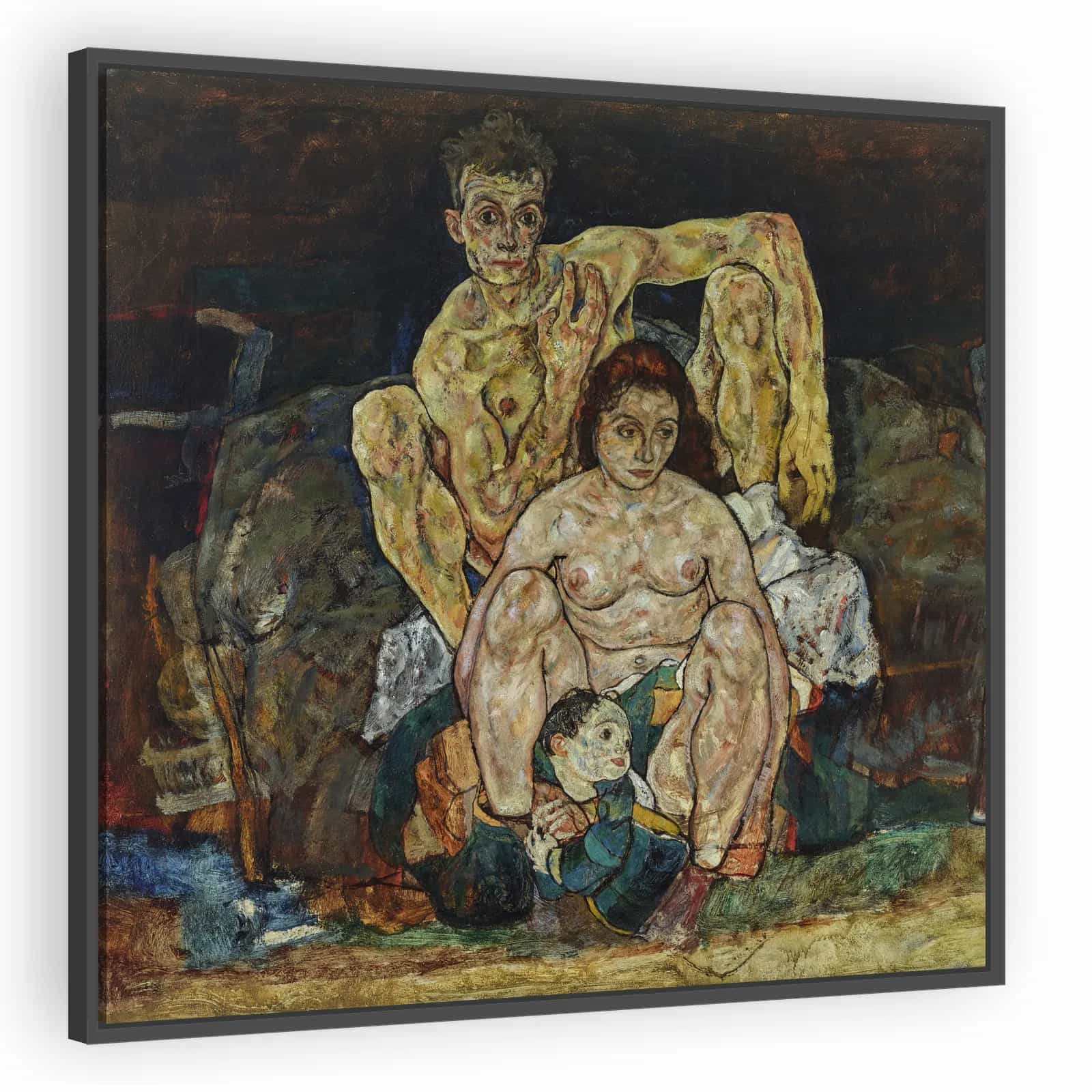 The Family by Egon Schiele - alternate view