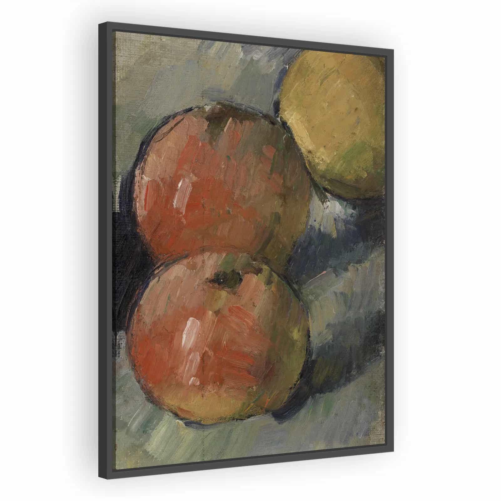 Three Apples (Deux pommes et demie) by Paul Cézanne - alternate view