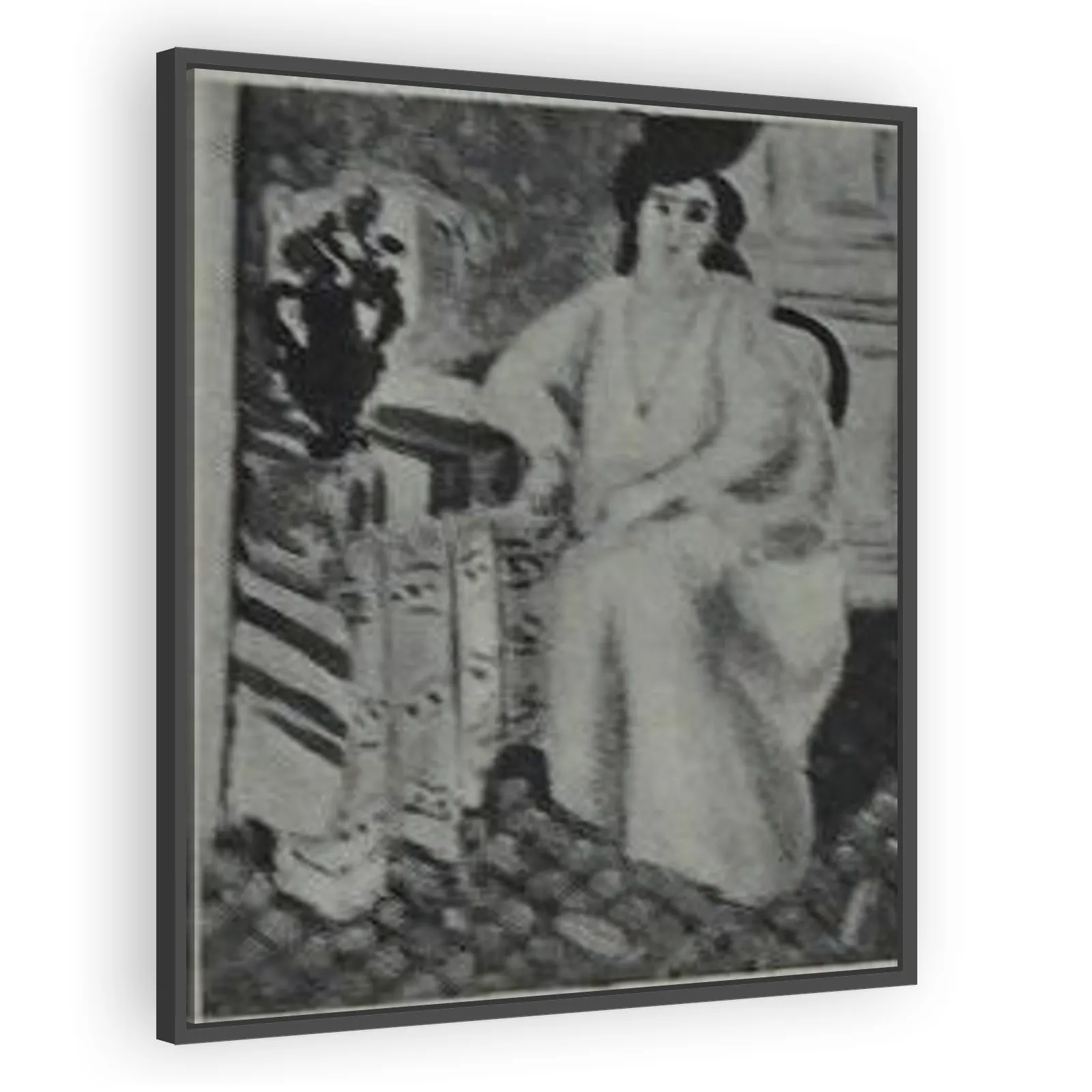 Interior with Seated Figure by Henri Matisse