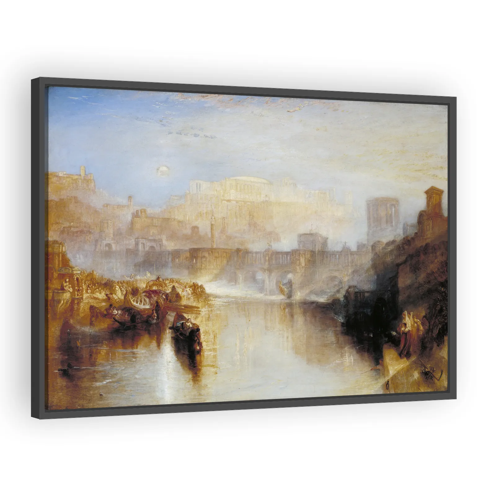 Ancient Rome: Agrippina Landing with the Ashes of Germanicus by J M W Turner