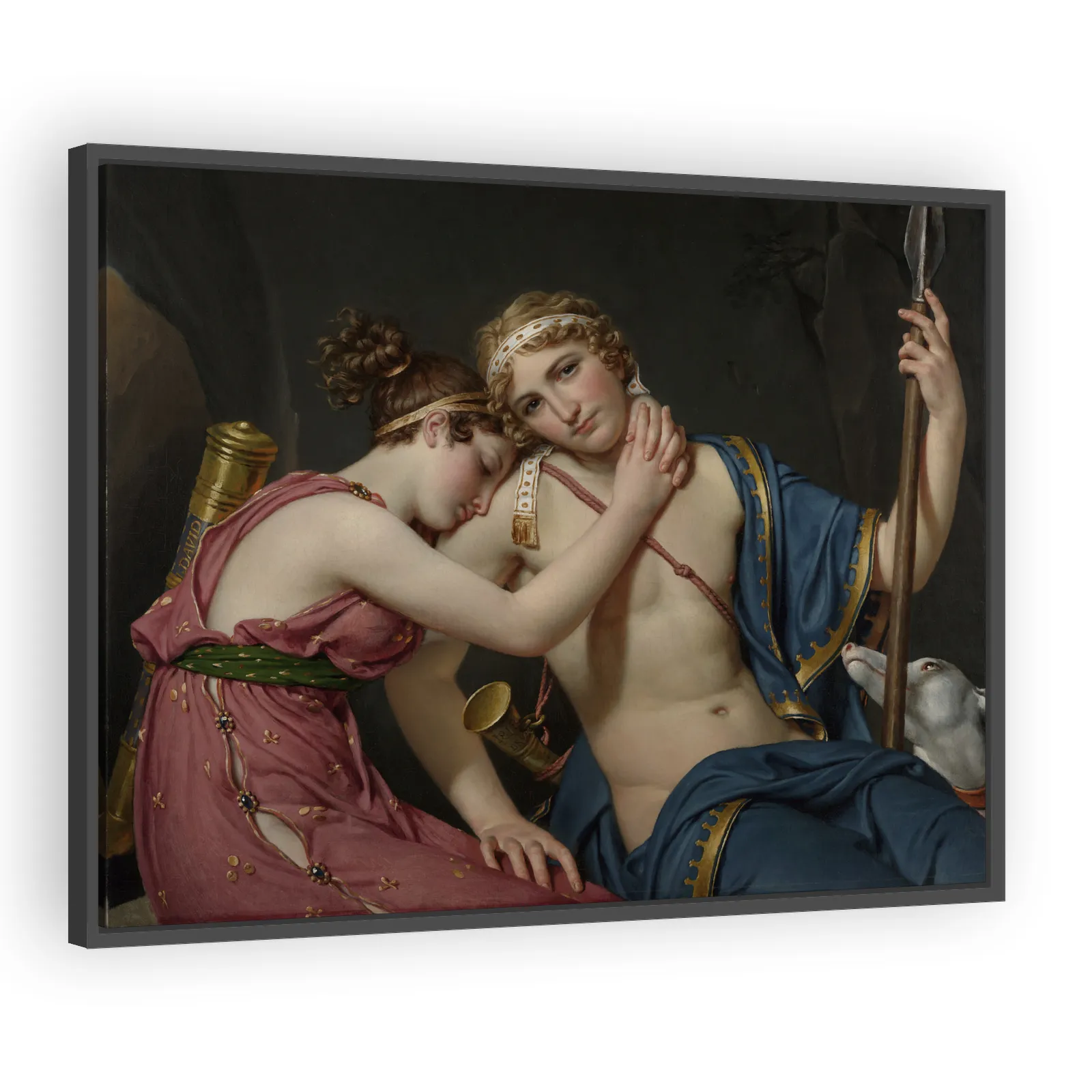 The Farewell of Telemachus and Eucharis by Jacques Louis David