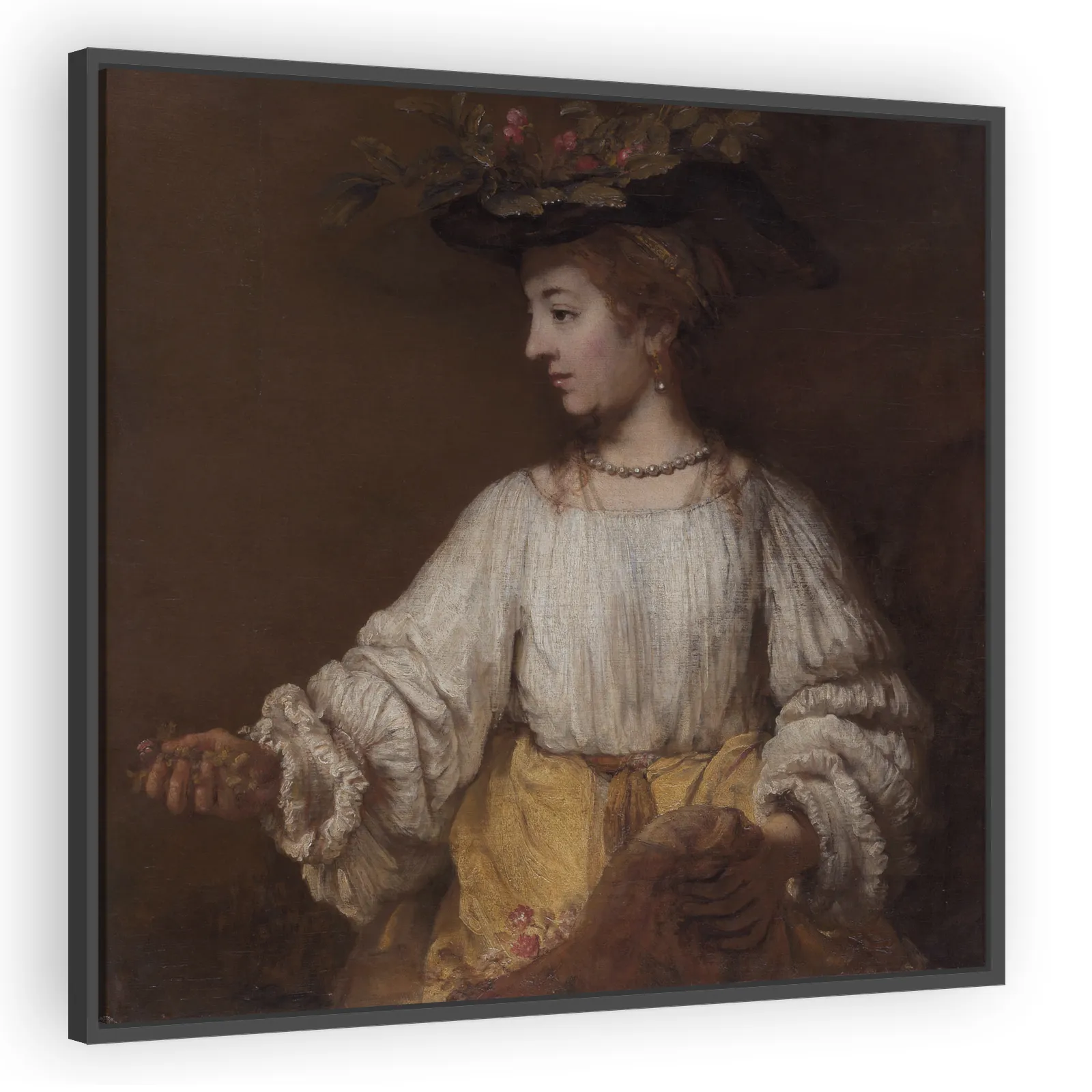 Flora by Rembrandt Van Rijn