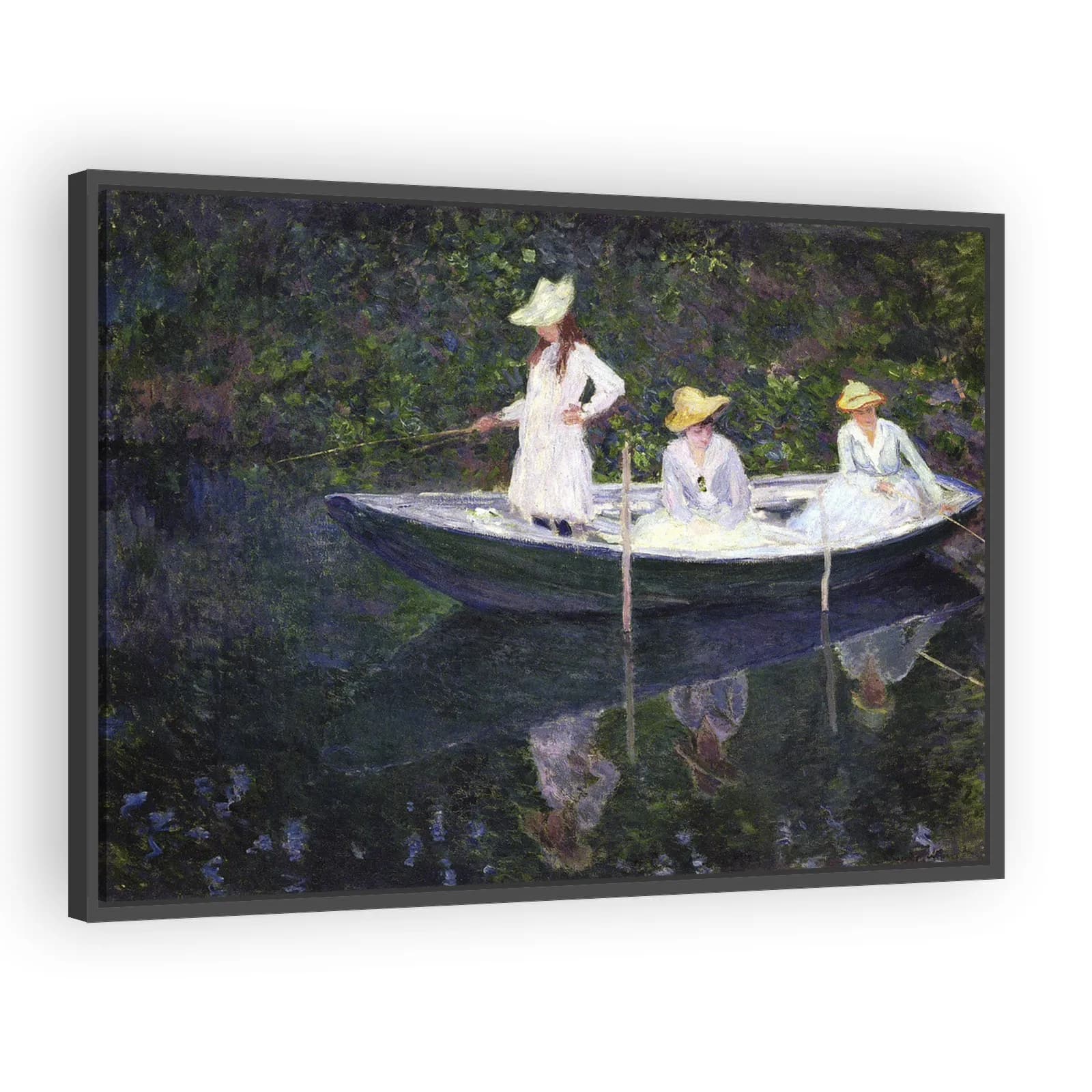 La barque à Giverny by Claude Monet