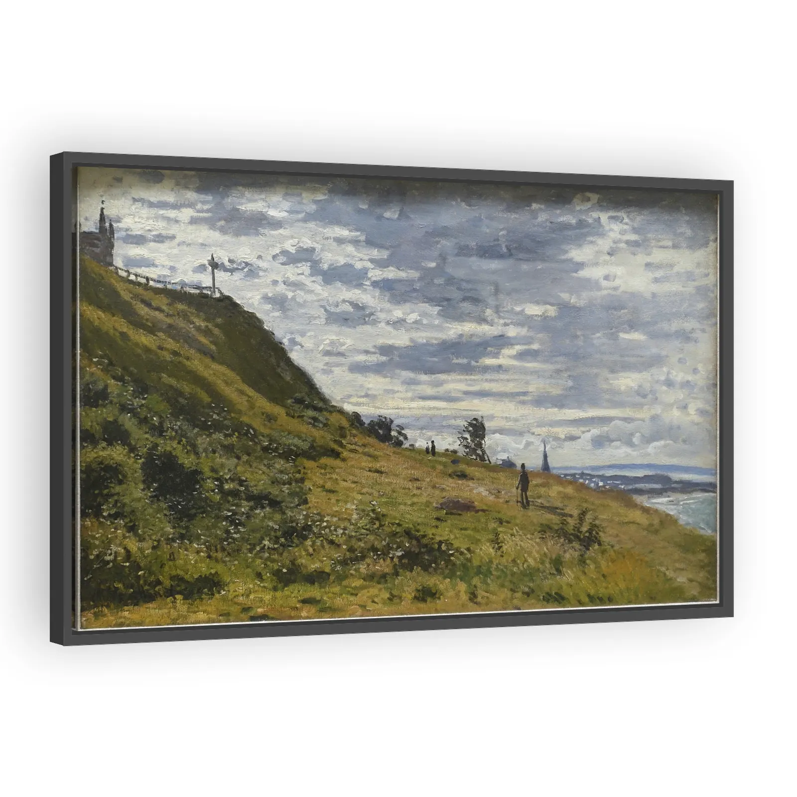 Cliff-walk at Sainte-Adresse by Claude Monet