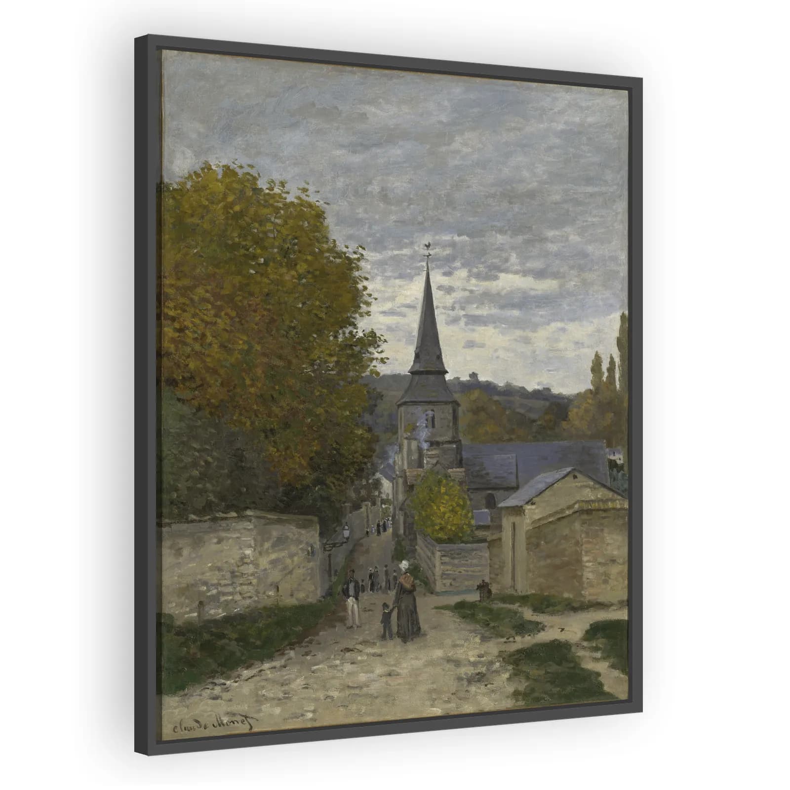 Street in Sainte-Adresse by Claude Monet