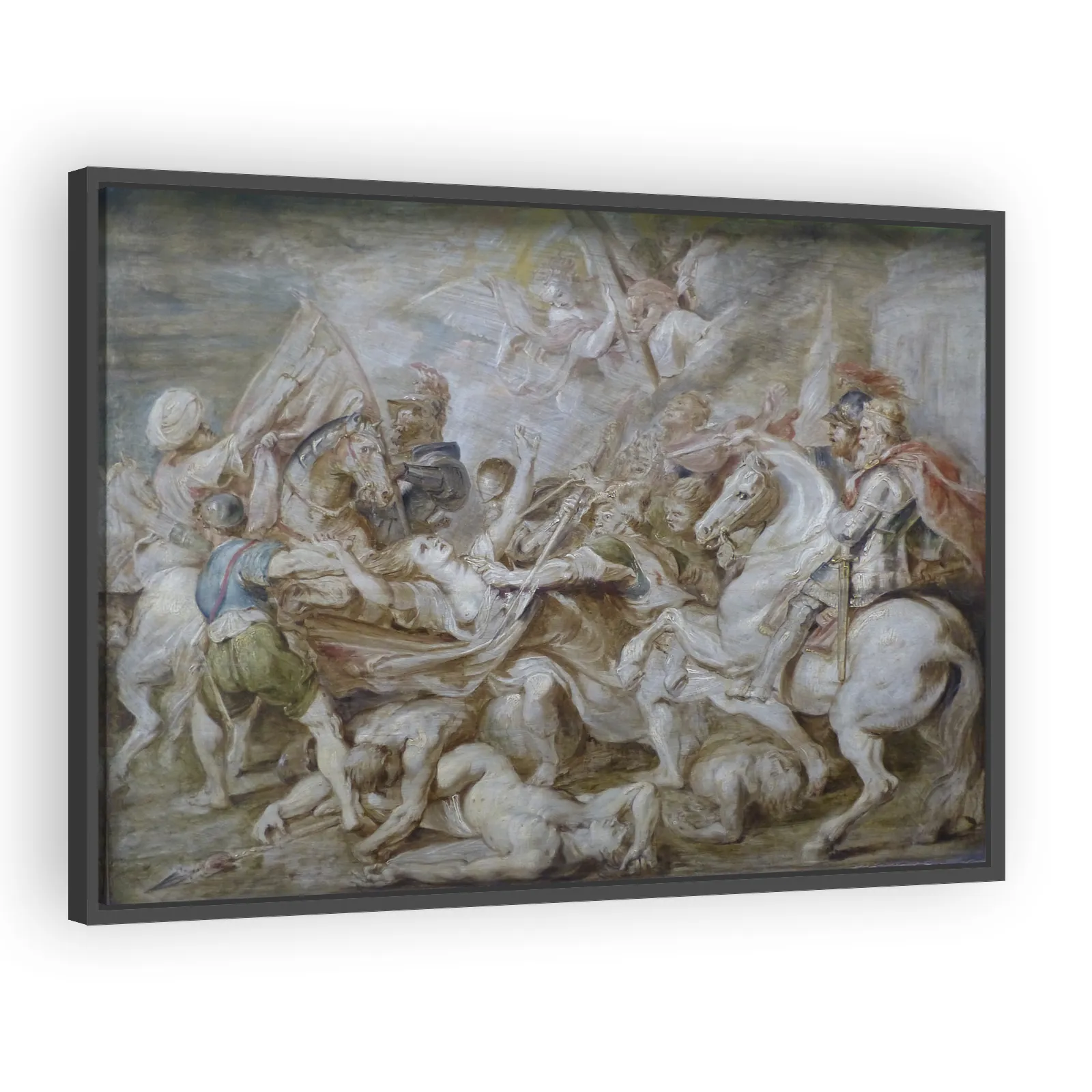 Ecclesia attacked by hostile creed (Turks) by Peter Paul Rubens