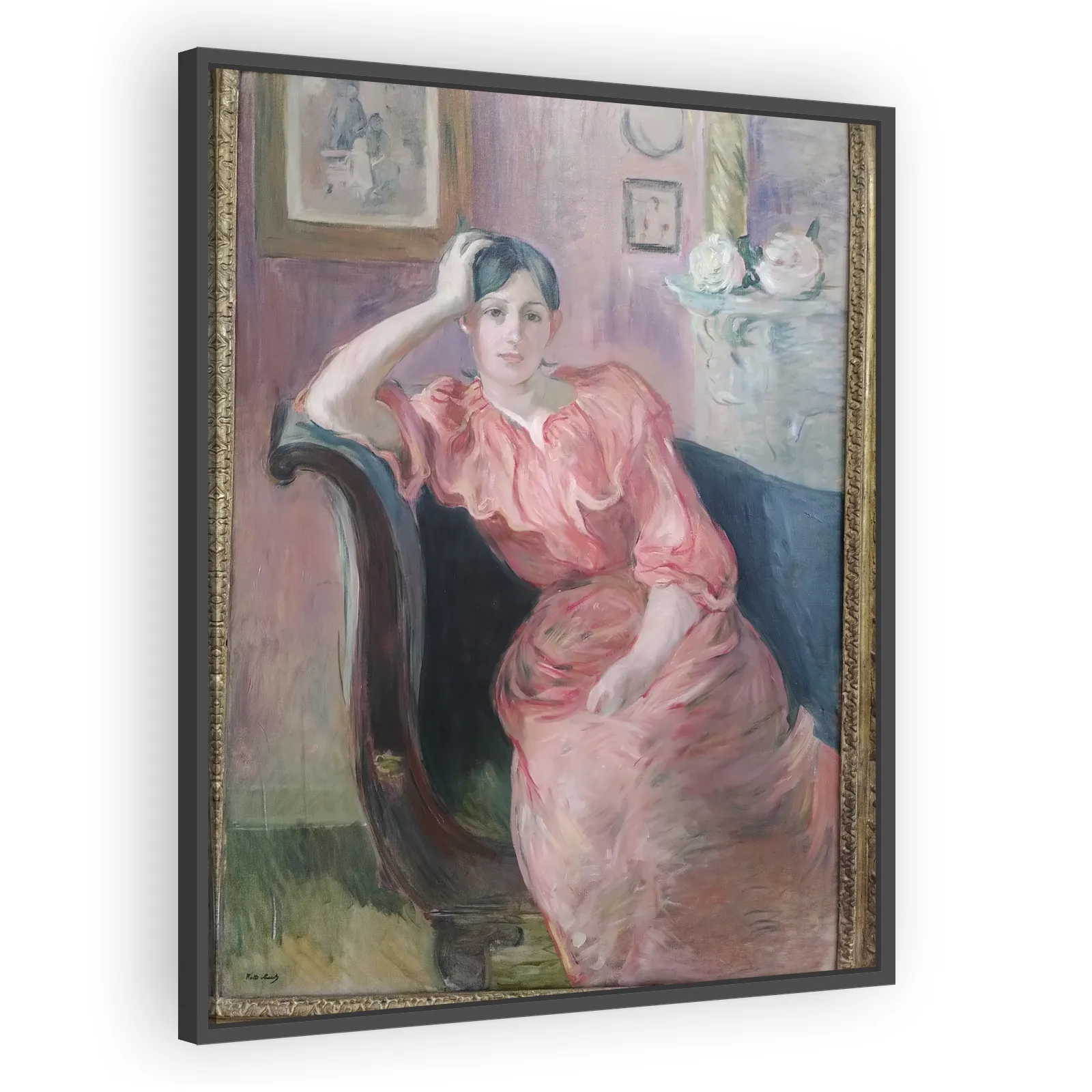 Portrait de Jeanne Pontillon by Berthe Morisot