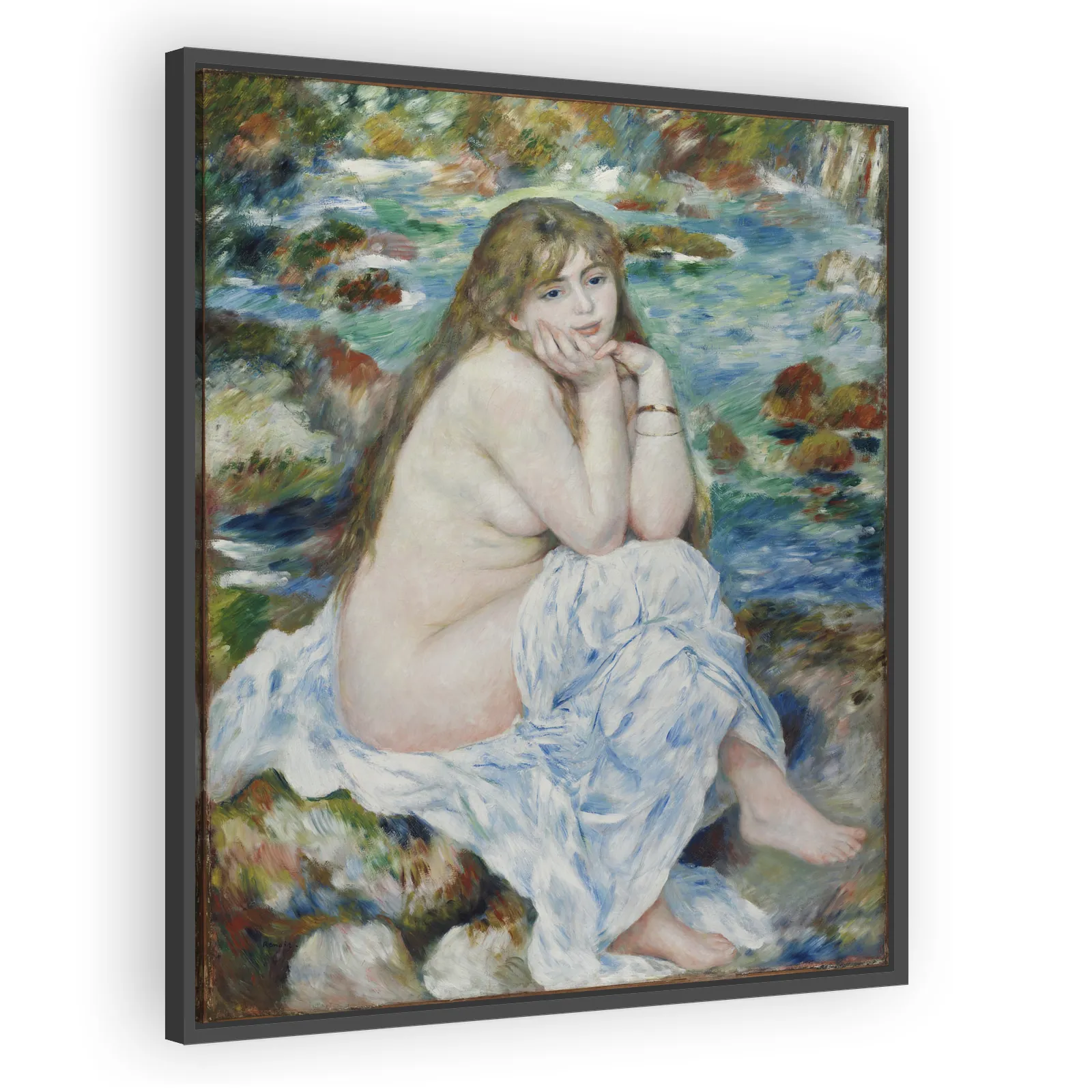 Seated Bather by Pierre Auguste Renoir
