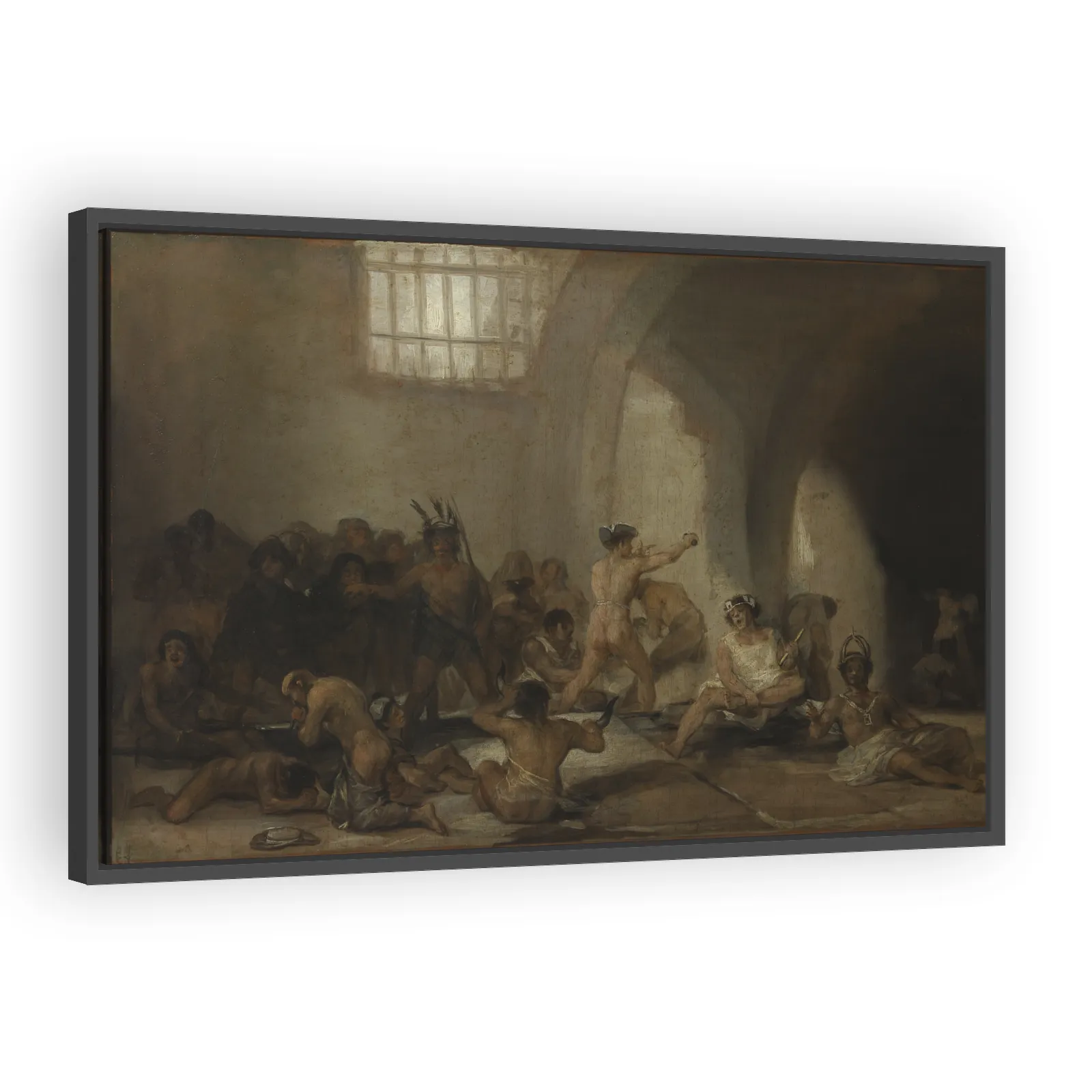 The Madhouse by Francisco Goya
