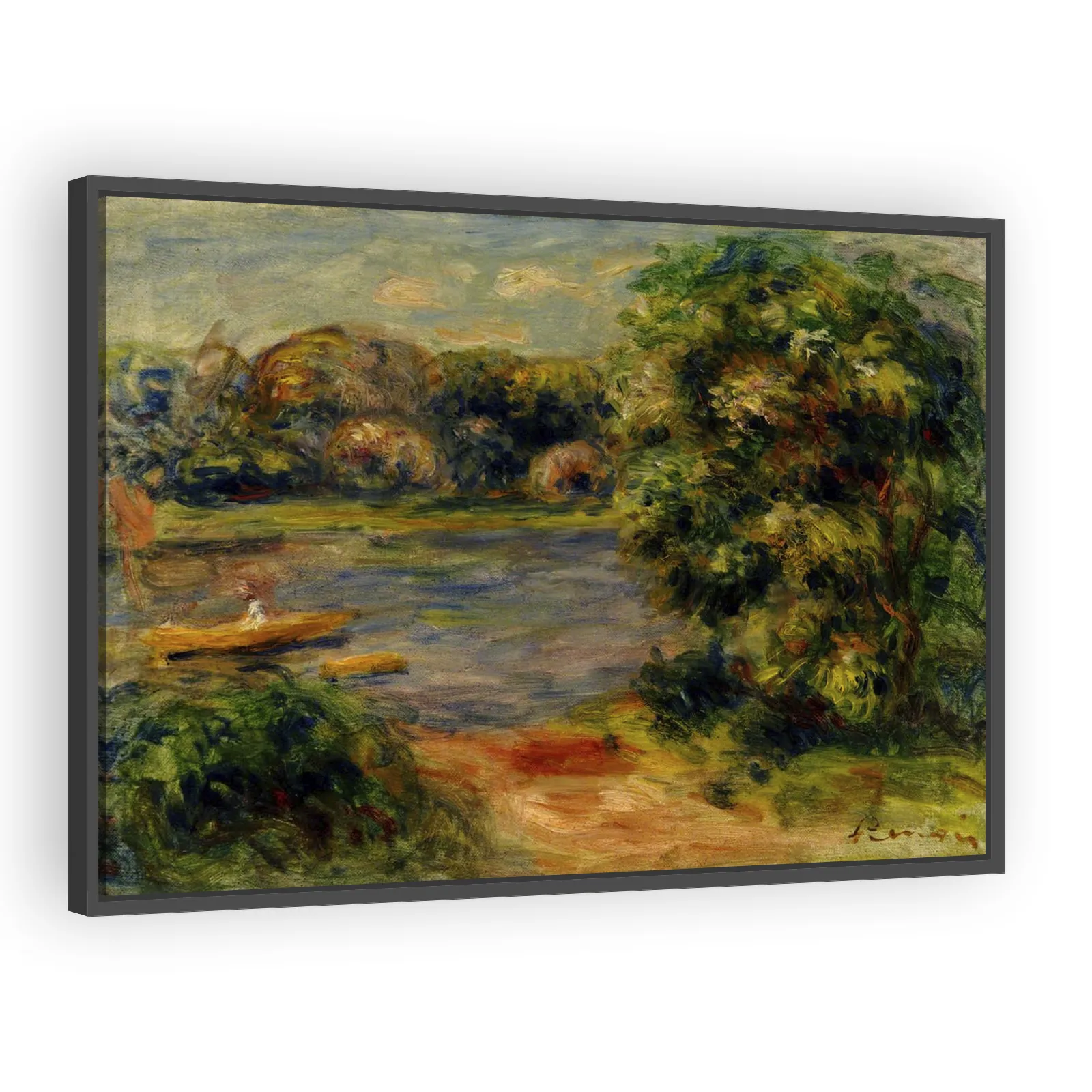 The Boat on the Lake by Pierre Auguste Renoir